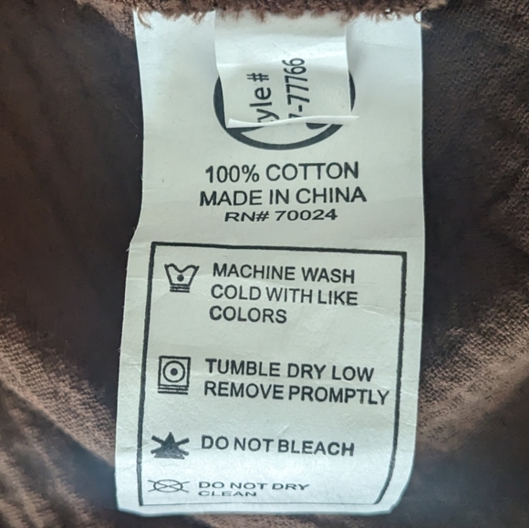 ✨3 for $12✨ (add to bundle for discount) Mod-O-Doc Long Sleeve Brown Tunic - Picture 5 of 9